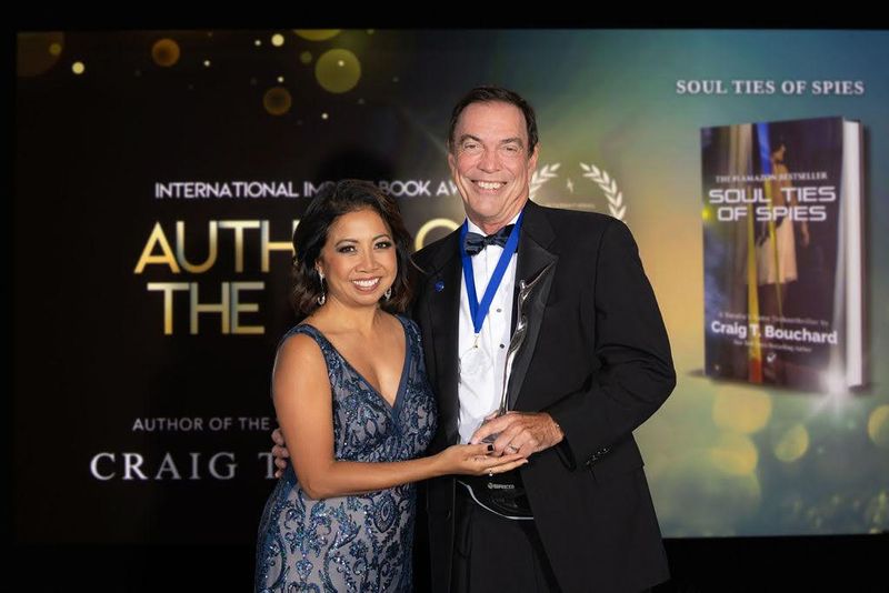 Craig T. Bouchard at an awards event for Soul Ties of Spies
